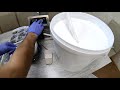 peristaltic pump test with hand cream