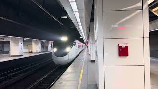 20230707 8771E次EMU3000型試運轉 松山車站2A月台 列車通過 No.8771E Test run Songshan station Platfrom2A Train pass