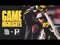 Carlos Santana Homers, Bucs Bat Around in Win | Pirates vs. Padres Highlights (6/28/23)