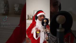 caneta azul cantando música de Natal Manoel Gomes te desejo um feliz natal