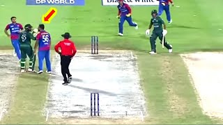 Watch Asif Ali And Fareed Ahmed Fight During Pakistan Vs Afghanistan Match In Asia Cup 2022