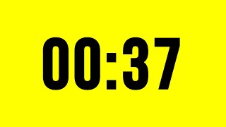 37 Second Timer Countdown No Music With Alarm