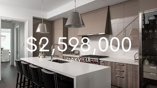 Inside This $2.5 MILLION DOLLAR Upscale Townhome | 126 Maurice Drive Oakville, ON | Luxury Tour |