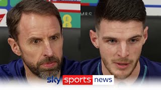 Gareth Southgate and Declan Rice: England will use history against Italy as motivation