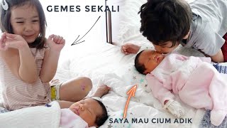 Reaksi Kakak ketemu Adik + Boss suami Masak \u0026 Bawa Makanan buat kita