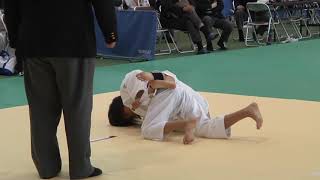 第9回スポーツひのまるキッズ北信越小学生柔道大会-５年生女子軽量級決勝戦