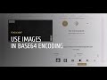USE IMAGES IN BASE64 ENCODING