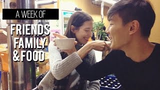 VLOG: A Week of Friends, Family \u0026 Food | 국제커플의 한 주 브이로그: 부모님과 저녁식사 (자막 CC)