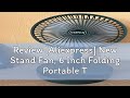 Review [Aliexpress] New Stand Fan, 6 Inch Folding Portable Telescopic Floor/USB with Rechargeable B