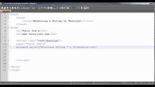 Reversing A String In Vbscript Tamil