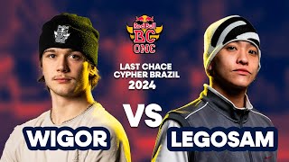 WIGOR VS LEGOSAM | Red Bull BC ONE | Last Chance Cypher Brasil 2024