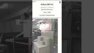 Used Book Production Machine | Kolbus-PKT 52 for SALE @Machinedalal