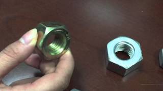 A563 Gr. C and Gr. DH and ASTM A194 2H heavy hex nuts live demo