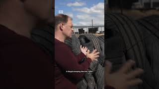This is what 1 million used tyres looks like | 7.30