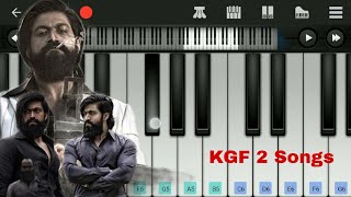 KGF 2 ALL SONGS | Easy Piano Tutorial | Perfect Piano