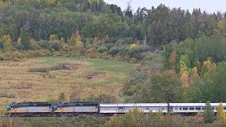 CN Train Spotting HD: VIA #2 Eastbound At Fallis With Loud K1L13 Whistle Action 7/9 9/17/18