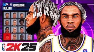 New Best Center/Big Man Comp Face Creation NBA2k25!! Drippy Face Creation!!!!!