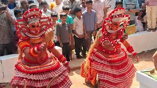 Pothi Bhagavathy Theyyam at Kupiyatt Sree Muthappan Matappura Pathayakunnu 21-12-24