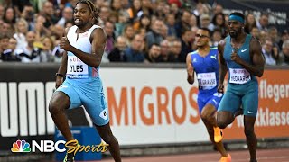 Noah Lyles demolishes Usain Bolt's record in triumphant Zurich 200m victory | NBC Sports