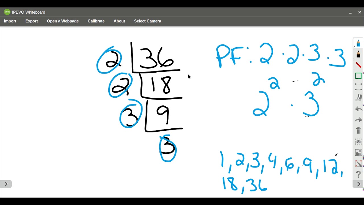 8-1 Prime Factorization - YouTube