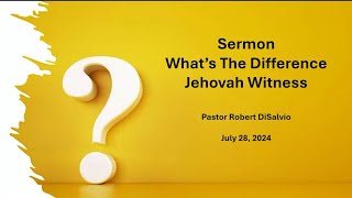 "Understanding Jehovah's Witness Beliefs: A Comparative Study"
