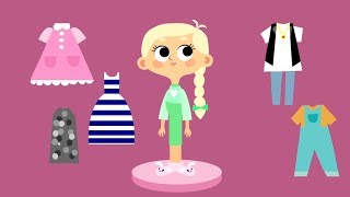 Cartoons For Girls - Lisa's dresses - At the playground - Animation For Kids