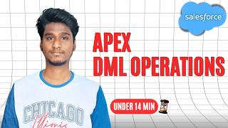 Apex DML Operations in Salesforce ⚡ | Insert, Update, Delete, Upsert Explained (Beginner Guide)
