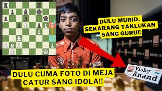 DUA LANGKAH BRILLIANT DAN BERBURU SKAKMAT!! || PRAGGNANANDHAA VS VISHY ANAND || WR CHESS MASTER 2024