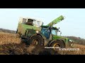 worst mudding of the decade harvesting corn in deep muddy u0026 watery fields 2010 2020 dk agri