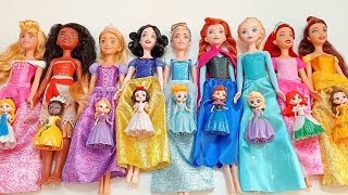 ASMR 5 MYSTERY SURPRISES Disney Princess Miniature Dolls Satisfying Unboxing NO Talking Video DIY