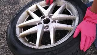 Rust-Oleum Metallic Paint on my Aluminum Car Wheel.