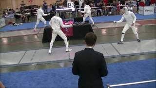 2017 Div I Nationals Men's Epee Quarters: Lombardo vs. Bratton