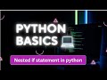 Nested if statement in python 