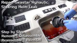 How To Repair Seastar Hynautic Steering Helm Pump | EP 46 | Boat Repair