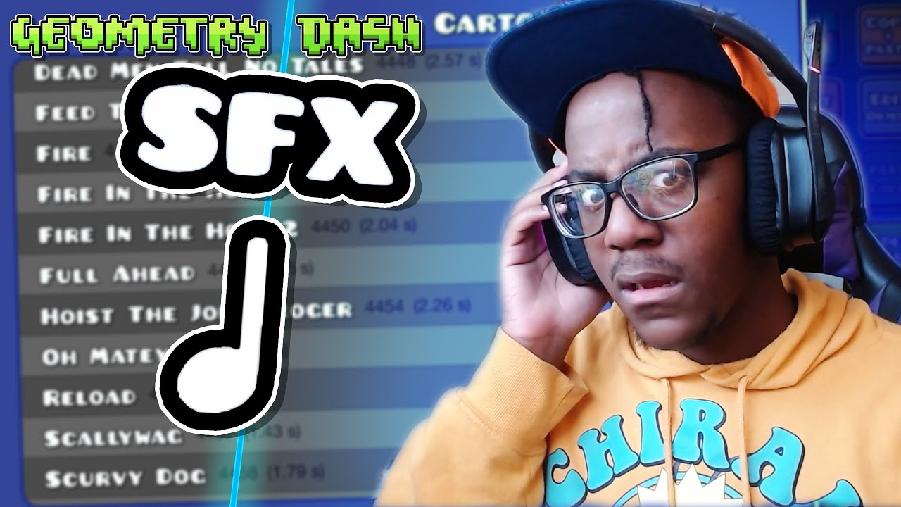 Listening To Every Sound Effect In Geometry Dash Part 1 Youtube