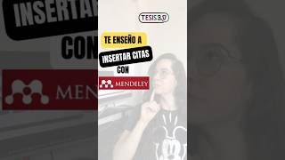 Te enseño a insertar citas y bibliografía con #MENDELEY 🤓✅#tesis #educacion #shorts