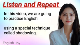 Listening And Speaking English Practice | Improve Your English | English Speaking Practice