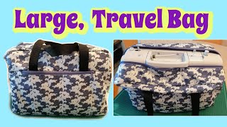 How to Sew Travel Bag/ Sewing Machine Bag