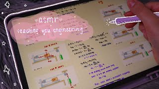 ASMR Teaching you Engineering | iPad writing, close whispering