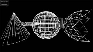 wire frame 3D rendering (JavaScript) V4