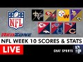 NFL Week 10 RedZone Live Streaming Scoreboard, Highlights, Scores, Stats, News & Analysis