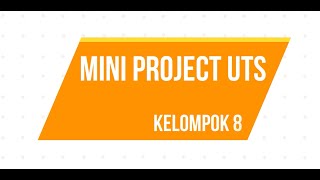 Mini Project UTS Kelompok 8 (Membuat Aplikasi Chatting Server - Klien Berbasis Web )