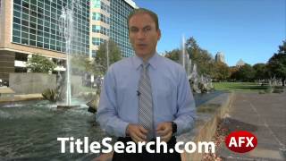 What are the public record documents that are used for a title search? | AFX