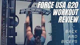 Force USA G20 Workout Review- Back and Biceps