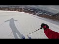 安比高原スキー場2024 2 29遊中blog appi ski resort📷gopro11mini