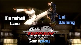 Tekken Tag Tournament 2:Marshall Law/Lei Wulong Gameplay