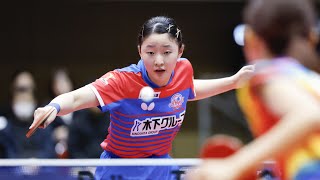 日本ペイントマレッツ vs 木下アビエル神奈川 ノジマTリーグ2024-2025 2024年11月24日 高松市総合体育館【卓球 Tリーグ公式】】