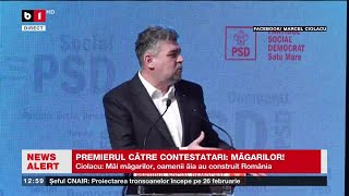 PREMIERUL CĂTRE CONSTATARI: MĂGARILOR!_Știri B1TV_27 ian. 2024