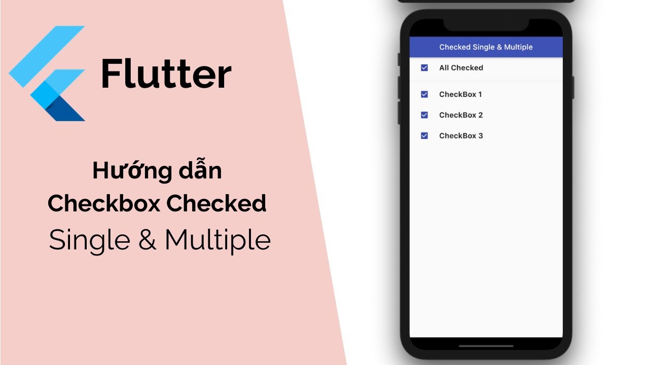 Flutter: Checkbox Checked Single & Multiple - YouTube