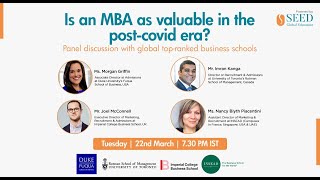 Is an MBA as valuable in the post-covid era? INSEAD, Duke, Imperial & Rotman